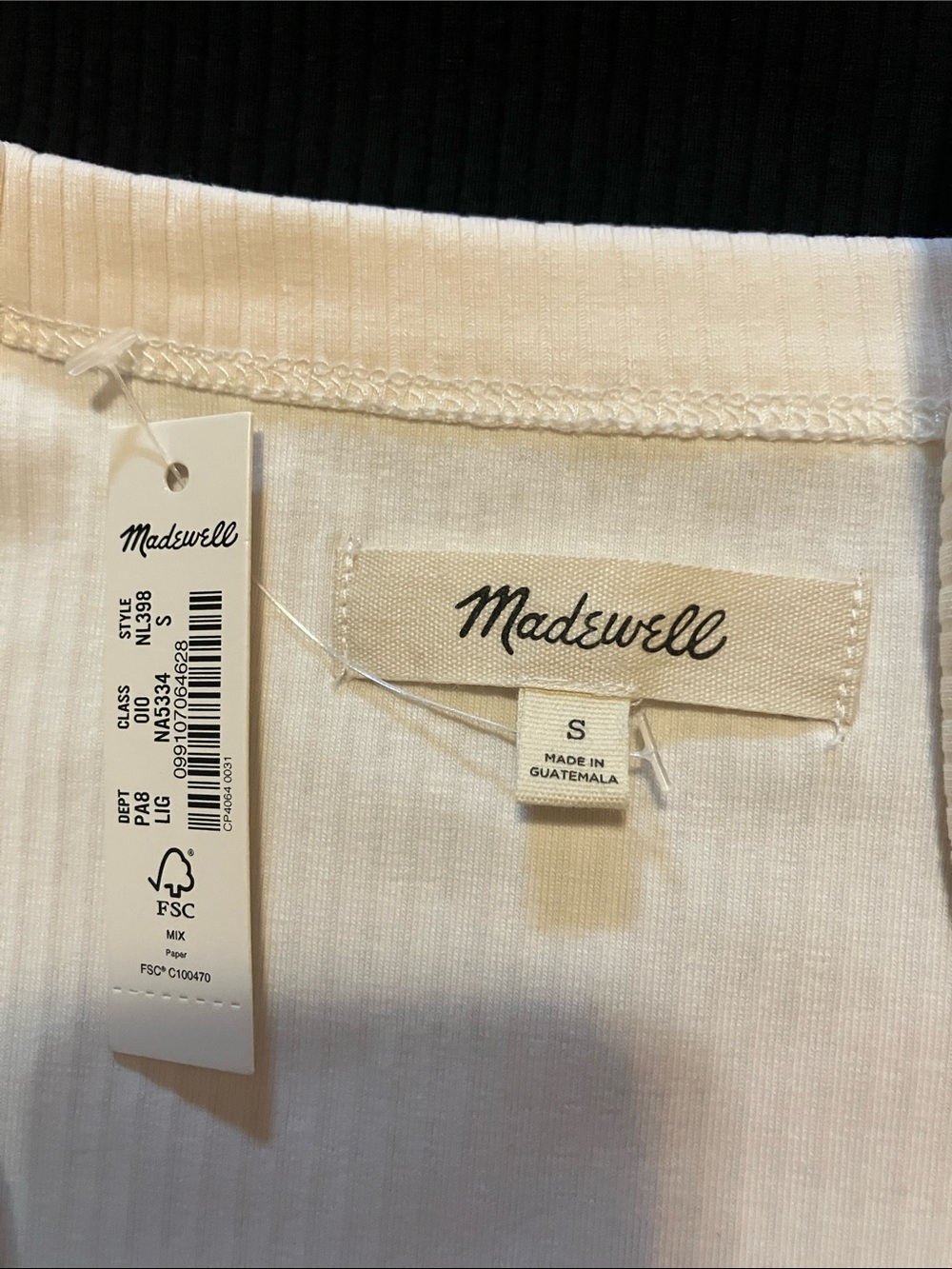 Madewell Ribbed Cotton Blend Tank Top Bundle Size Small Like New/New With Tags - Picture 3 of 11